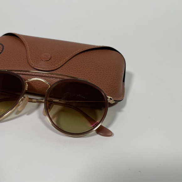 Ray-Ban Gold Round Sunglasses EUC main image 12